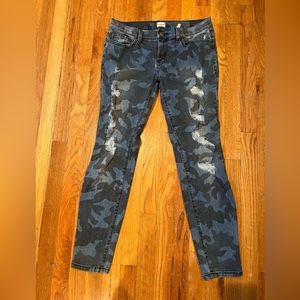 worn once camo jeans